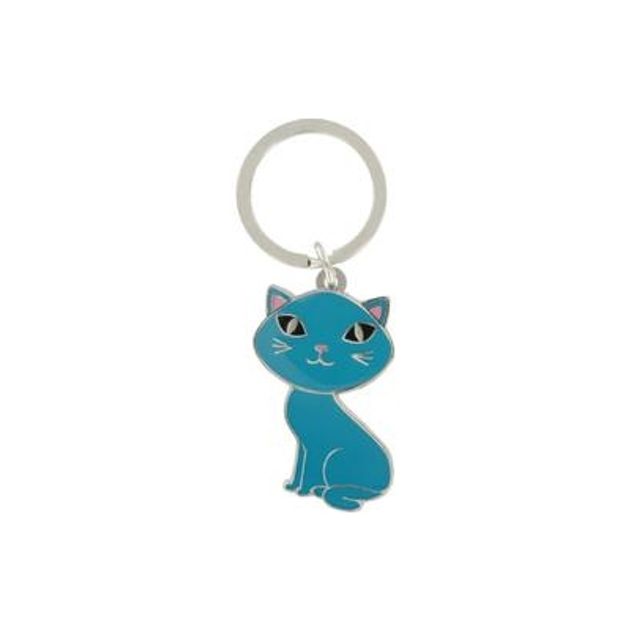 HILLMAN 711624 Key Chain Blue Cat Split Ring | Buchheit of Herculaneum