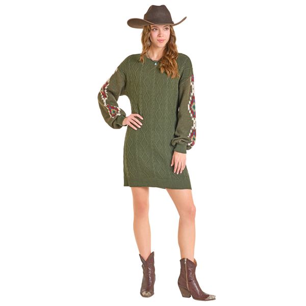 Ladies Sweater Dress with Aztec Sleeves - Buy Ladies Sweater Dress with Aztec Sleeves at Buchheit of Herculaneum Ladies Sweater Dress with Aztec Sleeves - Buy Ladies Sweater Dress with Aztec Sleeves at Buchheit of Herculaneum