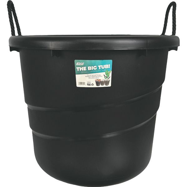 Edge Plastics The Big Tub – 21 Gallon Utility Tub | Style 2021