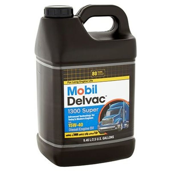Mobil Delvac 122493 Diesel Engine Oil 15W-40 2.5 gal | Buchheit of