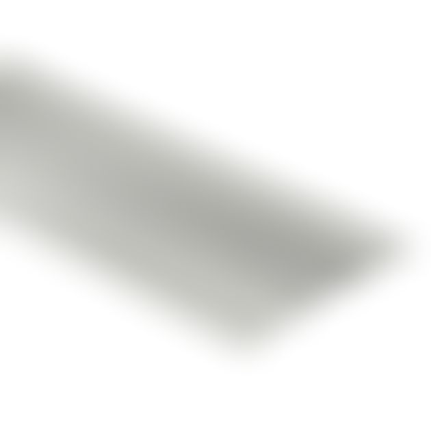 Rollex Aluminum Tensile 44, Center Vent Soffit Panel Snowmist, 3/8 in ...